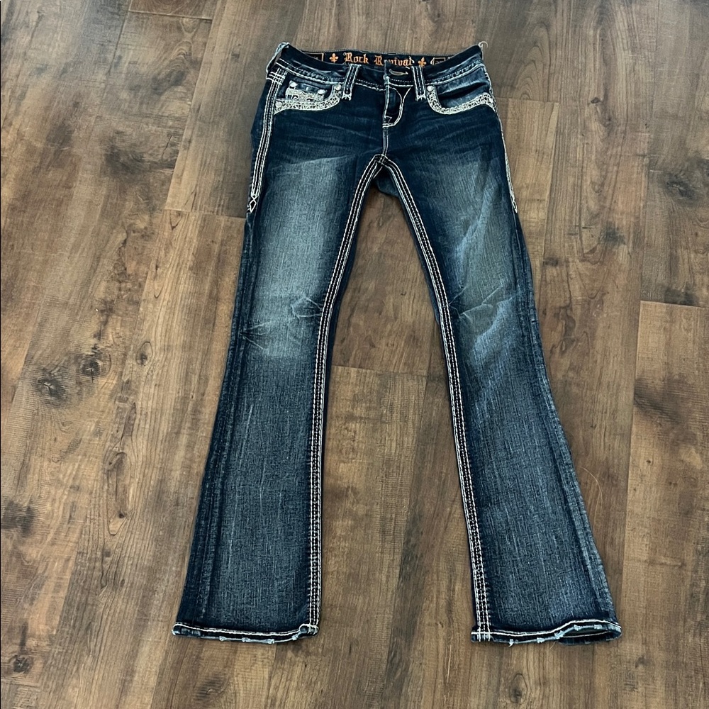 Women's Rock Revival Blue Jeans